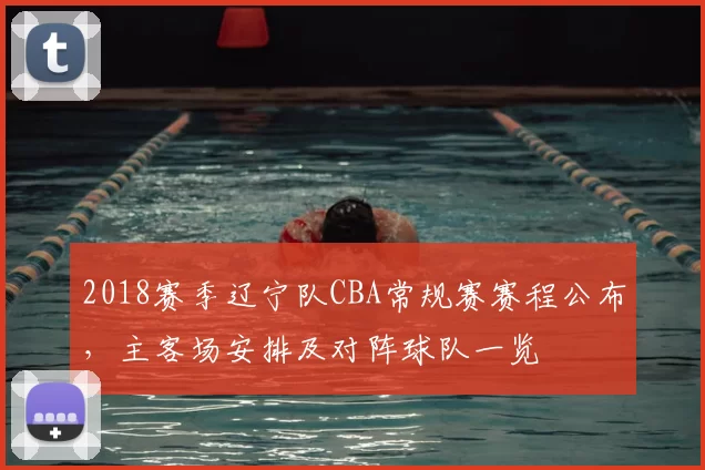 2018赛季辽宁队CBA常规赛赛程公布，主客场安排及对阵球队一览