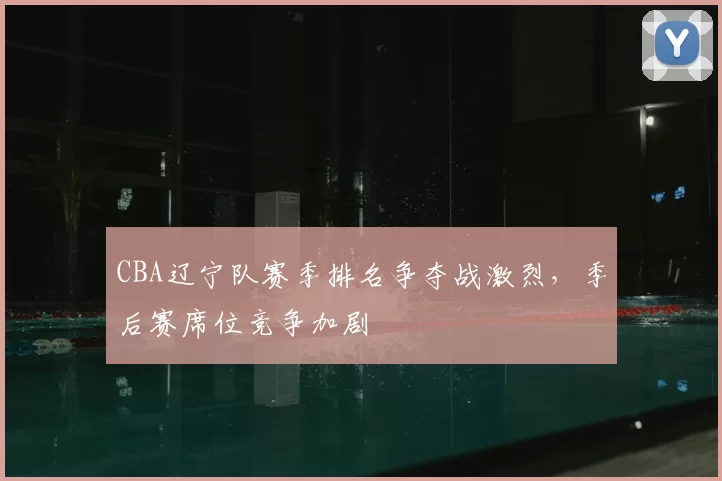 CBA辽宁队赛季排名争夺战激烈，季后赛席位竞争加剧